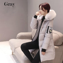 Load image into Gallery viewer, Fashion Women Winter Casual Hooded Down Cotton Cotton-padded Jacket Warm Coats