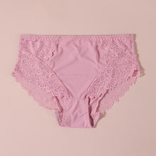 Load image into Gallery viewer, Middle Waist Lace Plus Size Panties Women Big Size Briefs Intimates Female Underwear M L XL 2XL 3XL 4XL