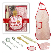 Load image into Gallery viewer, Children's Cake Cooking Baking Apron Mold DIY Suit