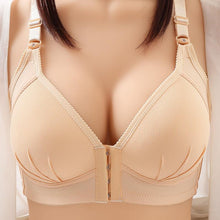 Load image into Gallery viewer, Women's Plus Size Unwired Front Buckle Underwear Thin Glossy Breathable Bra