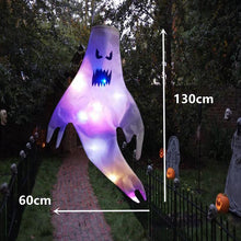 Load image into Gallery viewer, LED Halloween Ghost Outdoor Light Festival Dress Up Skeleton Horror Hanging Glowing Halloween Party Decor