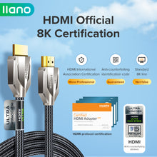 Load image into Gallery viewer, HDMI 2.1 Certified Cable 8K High-Speed 3D HDR Cable HDMI