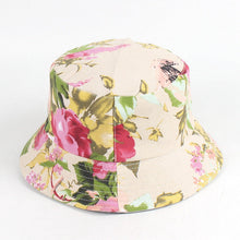 Load image into Gallery viewer, Printed Bucket Hat Ins Trendy Flat Top Outdoor Sun-Proof Basin Hat Summer Outdoor Sun Hat