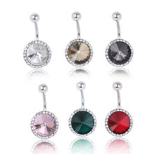 Load image into Gallery viewer, Wishing Tree Belly Ring Electroplated Bronze Belly Ring Navel Stud
