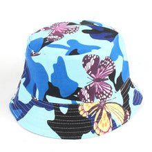 Load image into Gallery viewer, Printed Bucket Hat Ins Trendy Flat Top Outdoor Sun-Proof Basin Hat Summer Outdoor Sun Hat