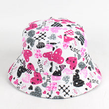 Load image into Gallery viewer, Printed Bucket Hat Ins Trendy Flat Top Outdoor Sun-Proof Basin Hat Summer Outdoor Sun Hat