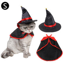 Load image into Gallery viewer, Halloween Pet Costumes Dog Cosplay Dog Cloak with Hat Cosplay Clothes Costume Decoration for Kitten Puppy Small