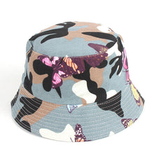 Load image into Gallery viewer, Printed Bucket Hat Ins Trendy Flat Top Outdoor Sun-Proof Basin Hat Summer Outdoor Sun Hat