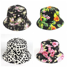 Load image into Gallery viewer, Printed Bucket Hat Ins Trendy Flat Top Outdoor Sun-Proof Basin Hat Summer Outdoor Sun Hat
