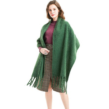 Load image into Gallery viewer, Season New Thick Tassel Circle Sand Solid Color Scarf Women's Thickened Men's Shawl