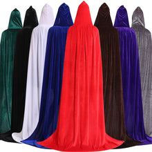 Load image into Gallery viewer, Halloween Cloak Christmas Costume Cos Death Inverness Wizard Witch Prince Princess Cloak Robe