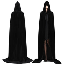 Load image into Gallery viewer, Halloween Cloak Christmas Costume Cos Death Inverness Wizard Witch Prince Princess Cloak Robe