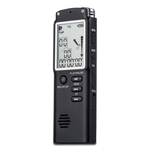 Load image into Gallery viewer, 8GB/16GB/32GB High-Quality Digital Audio Voice Recorder a key lock screen Telephone Recording Real Time Display with MP3 Player