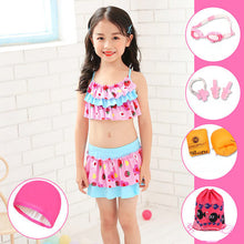 Load image into Gallery viewer, Girl's Swimsuit Split Bikini Skirt for Children