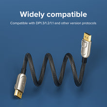 Load image into Gallery viewer, DisplayPort 1.4 Cable DP to DP Cable 8K 4K 2K HDR 165Hz 144 HZ 60Hz High Speed 32.4Gbps DP Adapter for PC Laptop Video TV Computer Gaming monitor