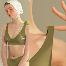 Load image into Gallery viewer, Japanese SUJI Invisible-button Black-technology Bra Non-trace Underwear Ladies No Steel Ring Small Chest Gathered Adjustment