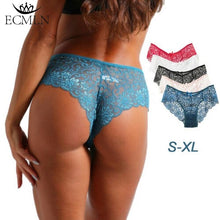 Load image into Gallery viewer, 3 Pack Women's Lace French Knickers Briefs Ladies Flora Sexy Underwear Panties