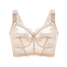 Load image into Gallery viewer, Wireless Bras for Women Embroidery Sexy Lingeire Minimizer Ultra Thin Underwear B C D E Cup