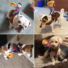 Load image into Gallery viewer, Pet Horse Riding Disguise Funny Dress Dog Halloween Costume Pet Supplies