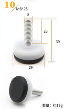 Load image into Gallery viewer, 8pc/lot Furniture Adjustable Bolt Chair Feet level Floor Protector leg Pad Base M8 M6 Sofa Cabinet Table Mute damping anti-skid