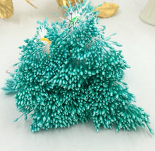 Load image into Gallery viewer, 900pcs/lot Random Mixed Double Heads DIY Artificial Mini Pearl Flower Stamen Pistil 1mm Floral Stamen For Wedding Decoration DIY
