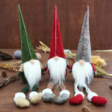 Load image into Gallery viewer, Christmas Decoration Long Leg Rudolf Doll Christmas Children's Gift Hotel Shopping Window Decoration