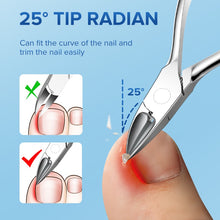 Load image into Gallery viewer, Toenail Clippers stainless steel Pedicure Nail Clippers Ingrown Olecranon Cutters Manicure Tools Sets
