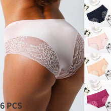 Load image into Gallery viewer, Sexy Lace Panties Seamless Women Underwear Briefs Nylon Silk for Ladies Cotton Transparent Lingerie