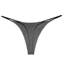 Load image into Gallery viewer, Women Sexy Mini Thong Panties Solid Color Ladies Low Waisted Underwear