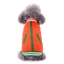 Load image into Gallery viewer, Pet Bone Striped Turtleneck Christmas Snowflake Autumn and Winter for Dog