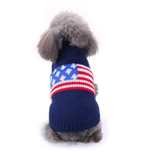 Load image into Gallery viewer, Pet Bone Striped Turtleneck Christmas Snowflake Autumn and Winter for Dog