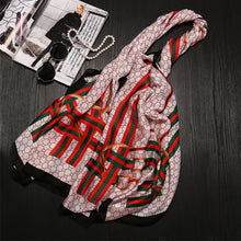 Load image into Gallery viewer, Spring and Summer New Silk Scarf Gift Silk Imitation Silk Women's Printed Imitation Mulberry Silk Beach Towel Shawl Scarf