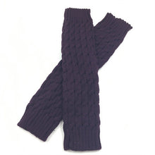 Load image into Gallery viewer, Twist Autumn and Winter Bunching Socks Women's Korean-Style Knitted Warm Japanese Socks Wool Leg Warmers Thigh High Sock