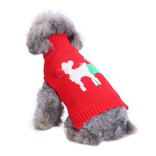 Load image into Gallery viewer, Pet Bone Striped Turtleneck Christmas Snowflake Autumn and Winter for Dog