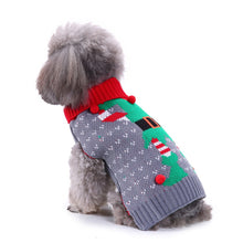 Load image into Gallery viewer, Pet Bone Striped Turtleneck Christmas Snowflake Autumn and Winter for Dog