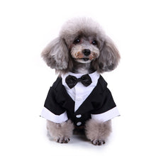 Load image into Gallery viewer, Pet Suit Pet Supplies Dress Swallowtail Wedding Dress for Dog