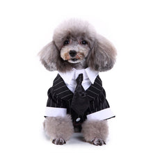 Load image into Gallery viewer, Pet Suit Pet Supplies Dress Swallowtail Wedding Dress for Dog