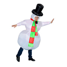 Load image into Gallery viewer, Inflatable Clothing Fancy Dress Party Costume Halloween Funny Dress up Costume Snowman Clothes