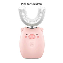 Load image into Gallery viewer, Children's Electric Toothbrush Cartoon Blu-ray Whitening Teeth Brush Rechargeable Waterproof Sound W