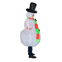 Load image into Gallery viewer, Inflatable Clothing Fancy Dress Party Costume Halloween Funny Dress up Costume Snowman Clothes