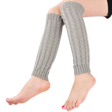 Load image into Gallery viewer, Twist Autumn and Winter Bunching Socks Women's Korean-Style Knitted Warm Japanese Socks Wool Leg Warmers Thigh High Sock