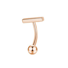 Load image into Gallery viewer, 1pc Belly Button Ring Simple Navel Rings Nail Stainless Steel Belly Piecring Rings Indian Sexy Body Jewelry