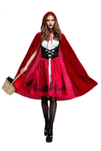 Load image into Gallery viewer, Halloween Little Red Riding Hood Costume Adult Cosplay Party Costume European and American Amazon