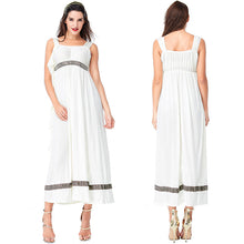Load image into Gallery viewer, Halloween Costume Female Greek Goddess Cosplay Arab Medieval Ancient Rome Couple's White Dress