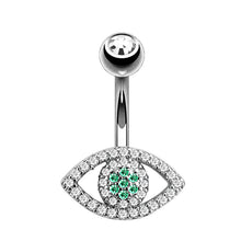 Load image into Gallery viewer, Zircon Navel Creative Zircon Navel Decoration Navel Stud Piercing Jewelry