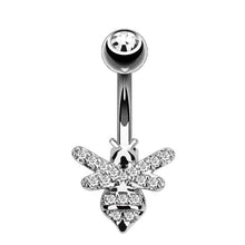 Load image into Gallery viewer, Zircon Navel Creative Zircon Navel Decoration Navel Stud Piercing Jewelry