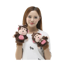 Load image into Gallery viewer, Children's Gloves Keep Warm New Winter Girls' Plush Cute Cartoon Cold-Proof Gloves
