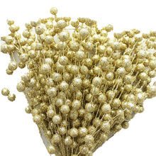 Load image into Gallery viewer, Christmas Decoration Pistachio Display Gold Powder Berry Fake Flower Party Photography Supplies Flower Arrangement with Fruit