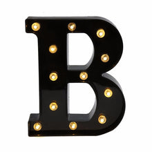 Load image into Gallery viewer, 26 Black English Letter Lights Led Symbol Modeling Lights Wedding Small Night Lamp Birthday Proposal Wall Lamp