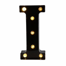 Load image into Gallery viewer, 26 Black English Letter Lights Led Symbol Modeling Lights Wedding Small Night Lamp Birthday Proposal Wall Lamp